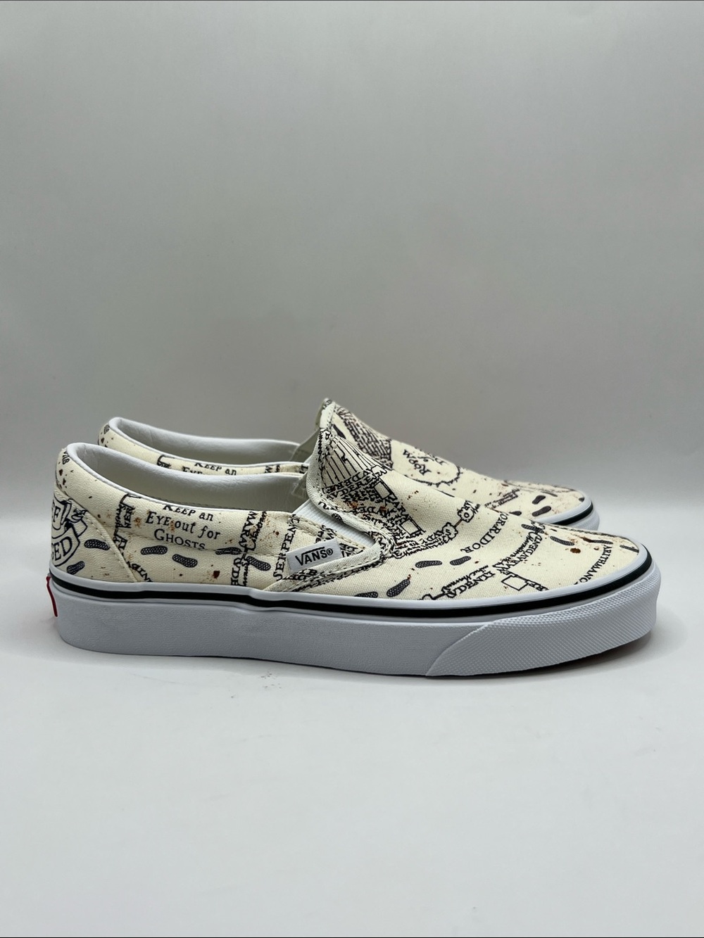 Vans Harry Potter Marauders Map Classic Slip-On - Picture 3 of 9